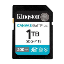 Kingston Canvas Go! Plus SDXC Card 200R C10 UHS-I U3 V30 1TB