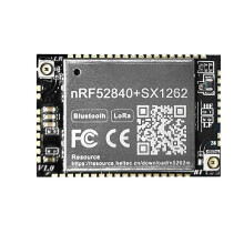 N5262M Lorawan Module for NRF52840+SX1262 9uA Low Power for -IDE PlatformlO MicroPython 863-928MHz