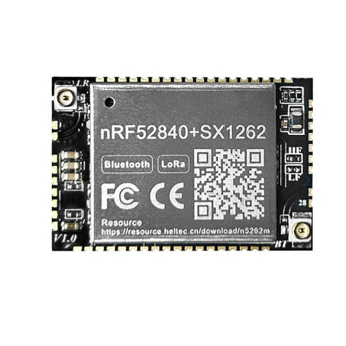 N5262M Lorawan Module for  NRF52840+SX1262 9uA Low Power for -IDE PlatformlO MicroPython 863-928MHz