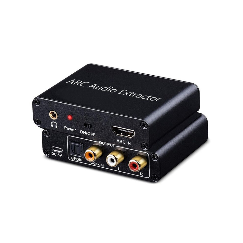 Arc Audio Converter,192Khz/Arc To Optical/Coaxial/Rca/3.5Mm Jack For Tv/Projector/Speaker/Soundbar/Amplifier 4712439158905