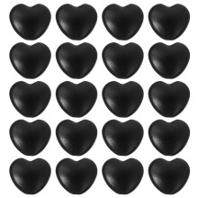 200St Praktische Zwarte Rubber Toggles Voor Masker En Accessoires