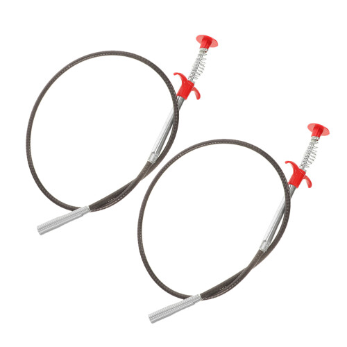 6Pièces Serpent Flexible PP Pour Déboucher Évier Toilette