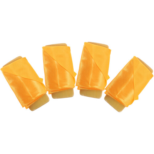 2Sets Gele Bamboe Percussie Allegro Clappers Voor Beginners Kinderen