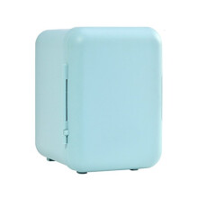 Refrigerador Portátil Multifunción de 4 Litros para Coche, Ideal para Medicamentos, Cosméticos y Escritorio, Color Azul.