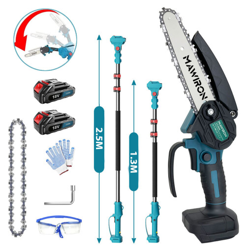 Cordless Pole Saw & Mini Chainsaw