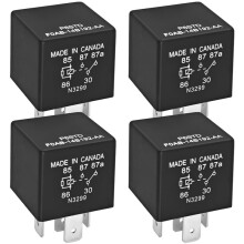 4pcs P6SDT FOAB-14B192-AA Automotive Relay,40A 12VDC 5-Pin Replacement F0AB-14B192-AA for Electrical Systems