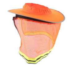 4St Zonnescherm Hardhat Helm Met Nekhoes Veiligheidsbescherming