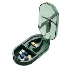 Taglia Pillole per Uso Domestico Contenitore per Pillole Taglia Pillole per o Due Medicinali Divisore per Medicinali Scatola per Medicinali