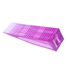 2St Paars Deurstopper Met Schuine Antislip Onderkant Voor Alle Vloeren
