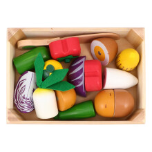 1Set Kinderspeelgoed Magnetisch Groente Snijset Speelhuis Educatief