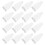 40Pairs Clear Blind Clamps Hold Down Brackets for Large Window Blinds 1