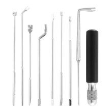 9Pcs Piano Tuning Repair Tool Piano Maintenance Tool für Piano String Machine Piano Handle Tuning Tool