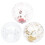 9Pièces Ballons De Gonflables À Sequins PVC Couleurs Assorties 1
