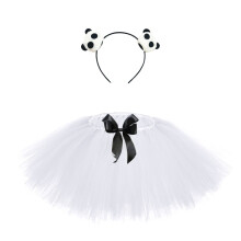 3Pièces Jupe Pour Tulle Panda Confortable Fête