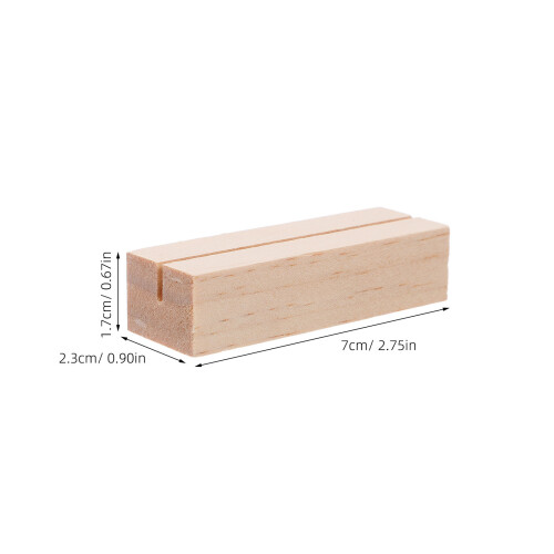 20Pièces Support Carte Bois Design Unique Pour Table 1