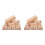 20Pièces Support Carte Bois Design Unique Pour Table 10