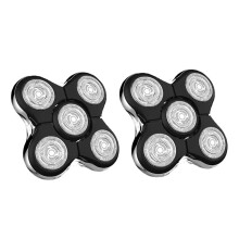 (2 pcs) For Remington Ultimate Series Rx5 Head Shaver Replacement Head XR1500 -