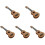 5St Beginner Ukulele Musical Toy Van Plastic in Assortimentele Kleuren 2