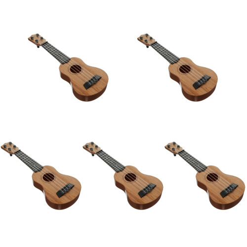 5St Beginner Ukulele Musical Toy Van Plastic in Assortimentele Kleuren 1