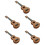 5St Beginner Ukulele Musical Toy Van Plastic in Assortimentele Kleuren 6