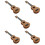 5St Beginner Ukulele Musical Toy Van Plastic in Assortimentele Kleuren 8