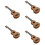5St Beginner Ukulele Musical Toy Van Plastic in Assortimentele Kleuren 10