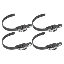 20St Multifunctionele Roller Skates Buckle Straps Zwart PVC Materiaal