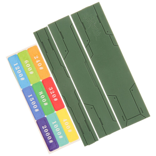 6Pièces Planches Ponçage Modelage Vert Usage 2