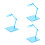 12Pièces Pied De Support En PVC Pour Figurines Et Poupées 9