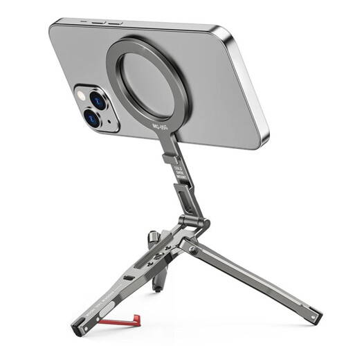 Magnetic Pocket Phone Tripod Holder with Hook Foldable  Phone Holder Strap for  Android/ 1