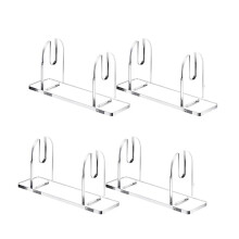 4 Pezzi Supporto per Ventaglio In Acrilico Pieghevole Supporto per Ventaglio Trasparente Supporto per Ventaglio Giapponese Cinese Supporto per