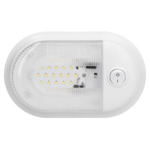 24 LED Interior Dome Light Lamp with Independent for RV Marine 12-24V Power Saving and Environmental Protection