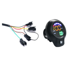 Ebike Throttle Fiets Digitaal Display Eenvoudig Te Installeren Goede Compatibiliteit Kilometerstand Snelheidsmeting Spanningsweergave B