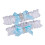2Paare Sky-Blue Hochzeit Gürtel Strumpfband Schleife Elastisch 1