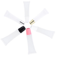 2Sets Lip Gloss Tubes Weiß Kunststoff Set Leicht & 24Er