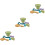 3Ensembles Ensemble Jouets Sable Vert, Accessoires Pour Enfants 5