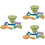 3Ensembles Ensemble Jouets Sable Vert, Accessoires Pour Enfants 6