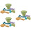 3Ensembles Ensemble Jouets Sable Vert, Accessoires Pour Enfants 7
