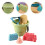 3Ensembles Ensemble Jouets Sable Vert, Accessoires Pour Enfants 11