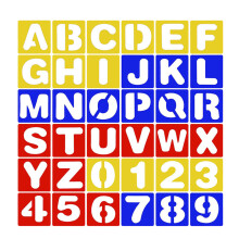 2Pièces Modèles Peinture Stencils Résistants Colorés Pour Scrapbooking