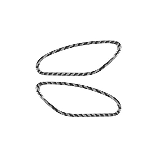 Carbon Fiber Inner Door Pull Handle Frame Trim for  6 Series E63 E64 2004-2010 Interior Accessories