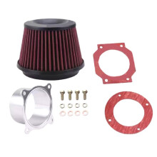 Universal Car Vehicle Intake Air Filter 3inch 76mm High Flow Cold Air Intake Filter Cleaner Racing Car Air Filter