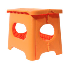 2Stk Kompakter Falthocker Orange, Langlebig Und Tragbar Zuhause