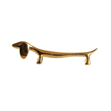 2Stk Gold Hundeform Stäbchenhalter Multifunktional Für Essbesteck