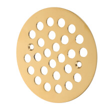 4Pcs Golden Stainless Steel Floor Drain Covers for Balcony and Kitchen