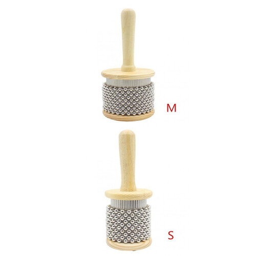 3Pièces Cabasa Bois Multi Couleur, Instrument Rythme Facile Et