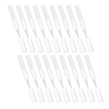 40Pièces Tubes Cosmétiques Vides Transparents Applicateurs Pinceau
