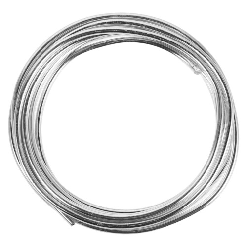 2Pcs Durable Silver Jewelry Wire for Beading and Craft Projects