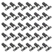 2Ensembles Attaches Poubelle Plastique Noires Pratiques Et Résistantes