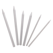 30Stk Bandnadel Set Paracord Flechten Silber